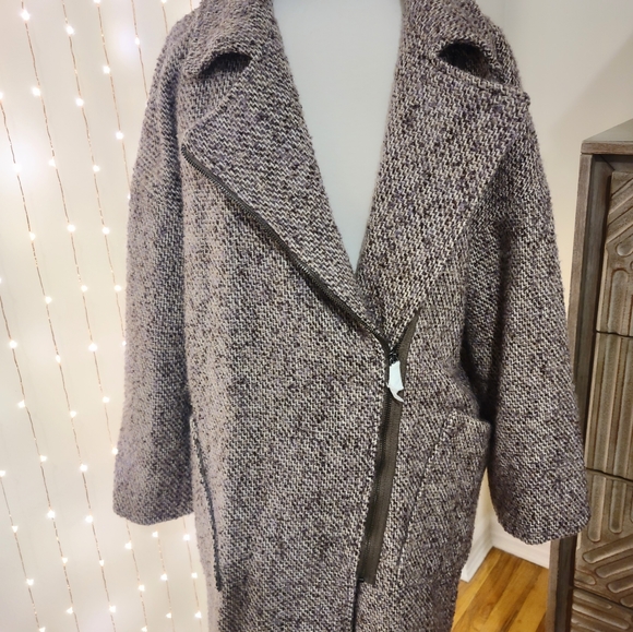 NWT Zara Wool Coat Jacket - Picture 5 of 11